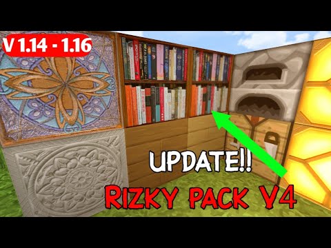 Muhammad Rizky - Update!!!! Rizky pack V4!! Texture smooth faithful 128x128 no lag ||  Minecraft PE V 1.14 - 1.16