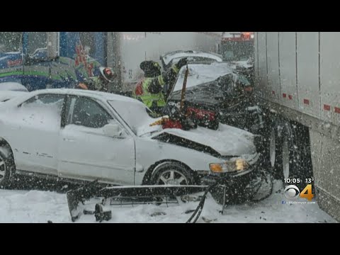 Snowy Roads And Highways Plagued With Crashes Sunday; CDOT Urges Drivers To Stay Home Monday