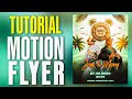 MOTION FLYER TUTORIAL SUMMER PARTY AFTER EFFECTS