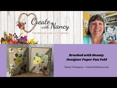 Brushed with Beauty Fun Fold - Episode 450