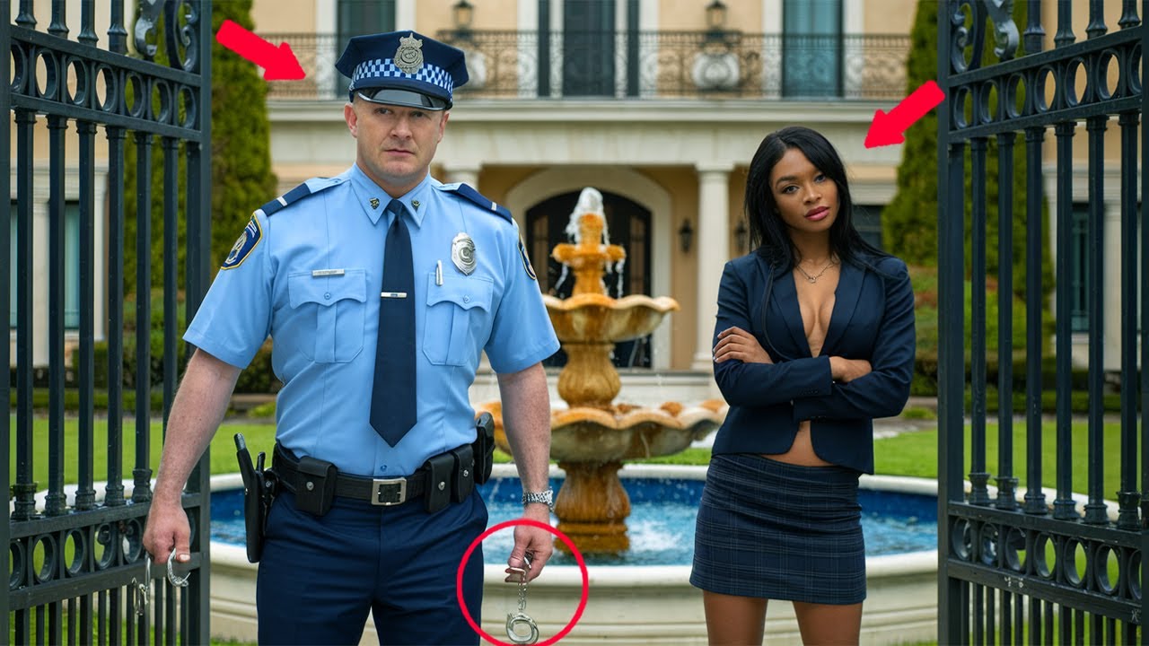 The officer STOPPED the BLACK WOMAN, but he DIDN'T THINK she was the OWNER of THIS HOUSE!