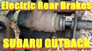 Adventures in Electric Parking Brakes! Rear Brakes 2015-2019 Subaru Outback.