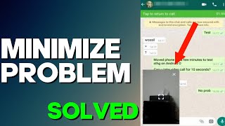 How to Fix and Solve Whatsapp Video Call Minimize Problem on Any Android Phone 2024