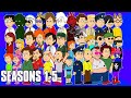 The GoAnimate Mega Cut Classic Caillou Gets Grounded Seasons 1 5