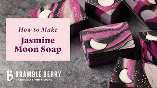 Anne-Marie Makes Jasmine Moon Soap - Spin Swirl Soap for Halloween | Bramble Berry