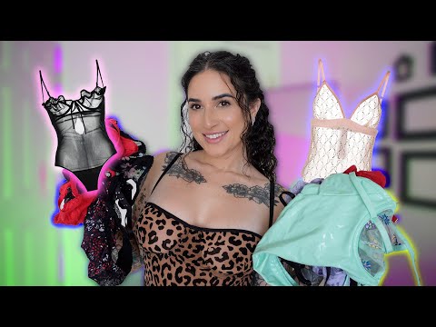 See Through Lingerie Try On Haul  Transparent Lingerie Try On by