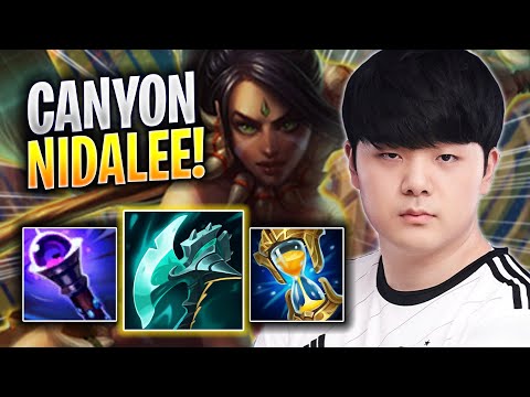 CANYON IS SO CLEAN WITH NIDALEE! - DK Canyon Plays Nidalee JUNGLE vs Lee Sin! | Season 2023