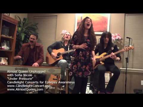 Almost Queen with Sofia Nicole - Under Pressure at Candlelight Concerts for Epilepsy Awareness
