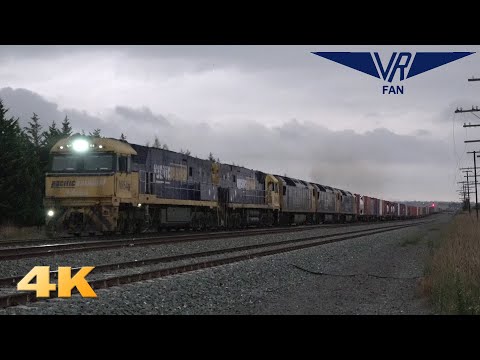 More Trains at Beveridge: Australian Trains in 4K