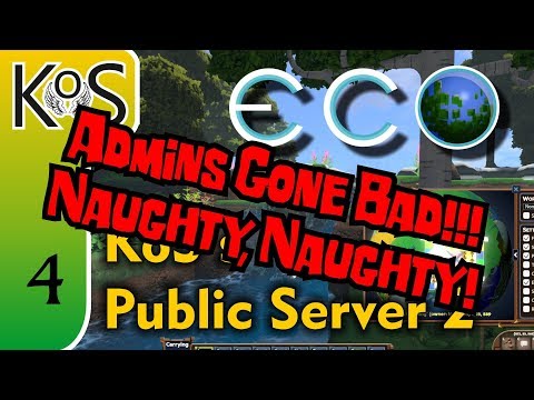 Eco Ep 4: WHEN ADMINS GO BAD - Multiplayer - Voxel Builder/RPG - Let's Play