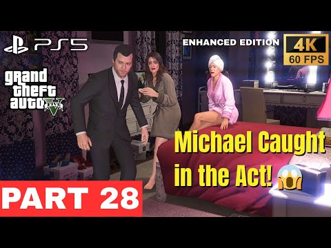 GTA V PS5 Full Gameplay Walkthrough Enhanced Edition | Next Gen 4K Graphics Story Mode Part 28