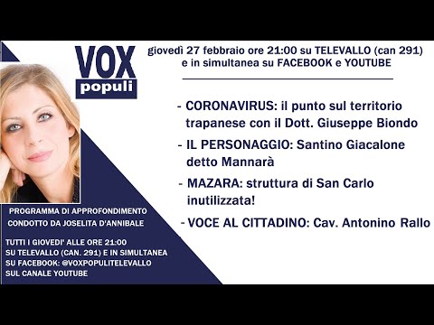 PUNTATA DEL 27 FEBBRAIO 2020