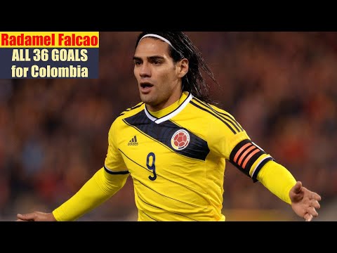 Radamel Falcao ◉ All 36 Goals for Colombia 🇨🇴