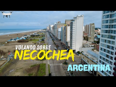 Volando sobre Necochea Buenos Aires Argentina DRONE FOOTAGE
