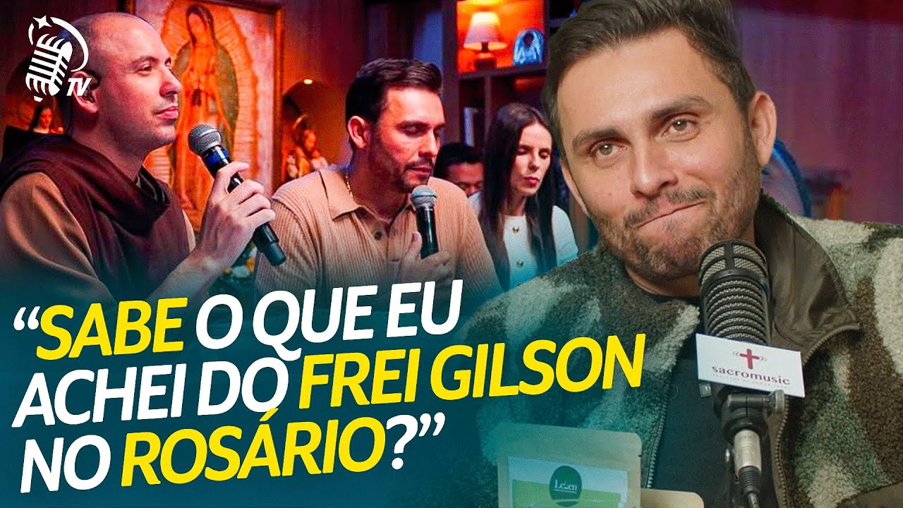 COMO FOI REZAR O ROSÁRIO DA MADRUGADA COM O FREI GILSON? | MANO WALTER E DÉBORA SILVA
