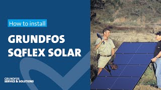 How to install Grundfos SQFlex Solar