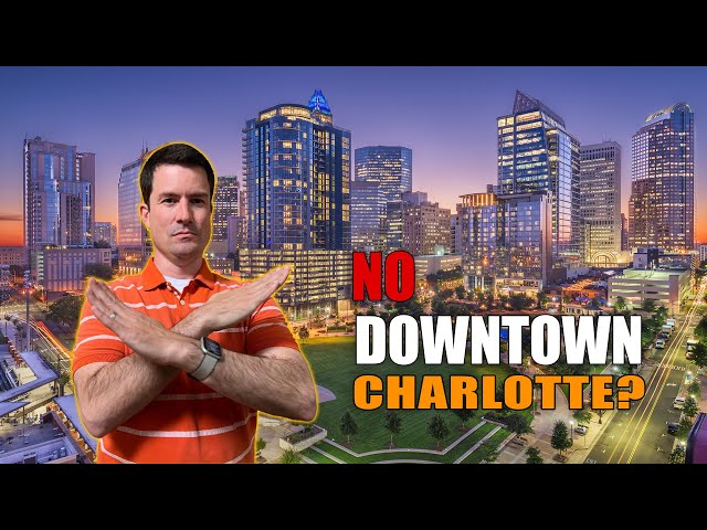 Is Charlotte NC Really MISSING a Downtown area? | This Video Clears It ALL Up! Thumbnail