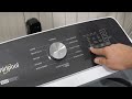 Whirlpool Touch Screen Washer Diagnostic Mode, Error Codes, Calibration, and Troubleshooting
