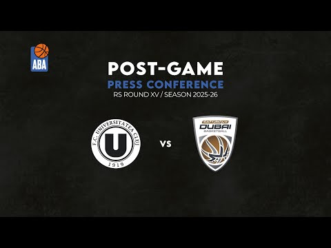 🎙️ Press conference: U-BT Cluj-Napoca v Dubai Basketball