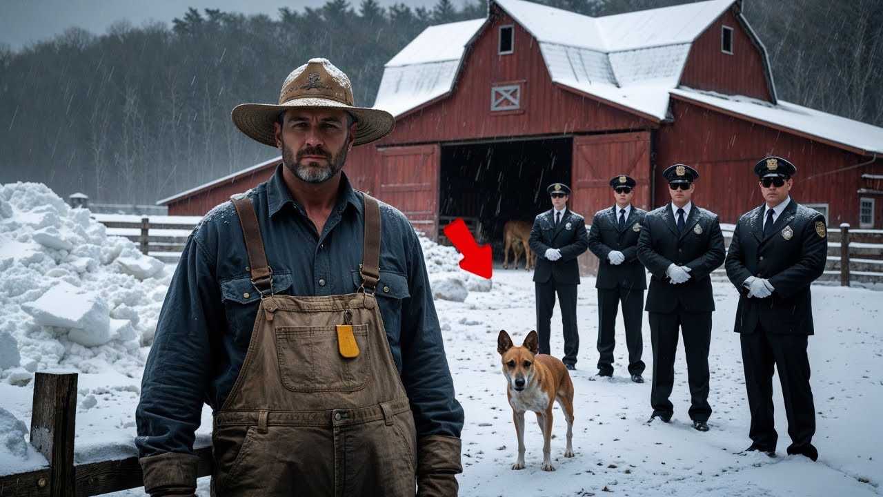 Farmer Takes in Stray Dog During Blizzard.The Following Week Secret Service Agents Surround His Barn