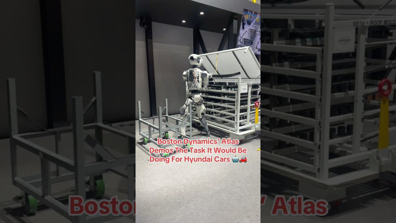 Boston Dynamics’ Atlas Demos The Tasks It Would Be Doing for Hyundai Cars