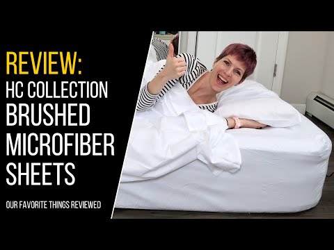 HC Collection Brushed Microfiber Sheets Review | 2022 Best Linens