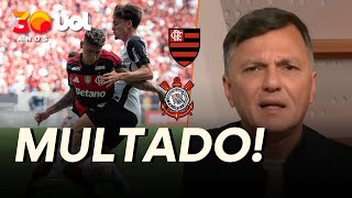 MAURO CEZAR: CARRASCAL SERÁ MULTADO PELO FLAMENGO POR FALTA EM FINAL CONTRA O CORINTHIANS
