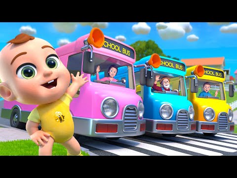 Roda pada Bus (Versi Orang Tua) + Lebih Lagu Anak Belajar | Lalafun Bahasa Indonesia
