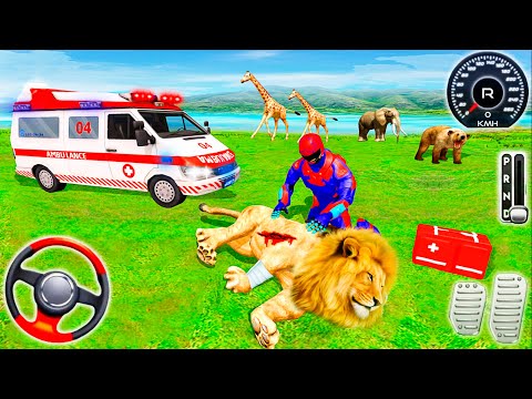 Light Superhero Speed Hero Robot Rescue Mission - Animal Ambulance Rescue Driver | Android Gameplay