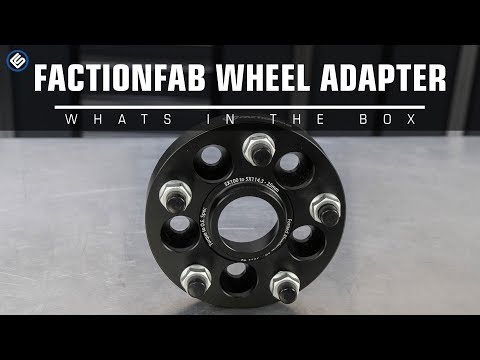 FactionFab 5x100 to 5x114.3 Wheel Adapter - What's In The Box