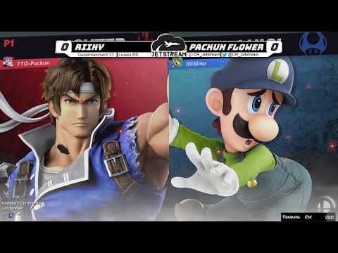 Quarantainment 31 Losers R5 - Packun Flower (Richter, Plant) Vs. RiiKy (Luigi) Smash Ultimate - SSBU