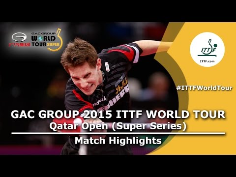 Qatar Open 2015 Highlights: TANG Peng vs GARDOS Robert (Round Of 16)