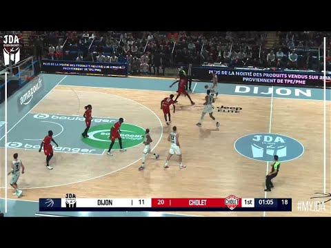 Axel Julien Points in Dijon vs. Cholet