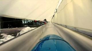 preview picture of video 'GoPro Bobfahrt in Oberhof'