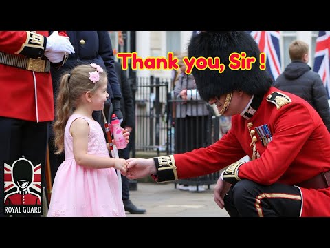 When Royal Guards Break Character with Children, What Happens?