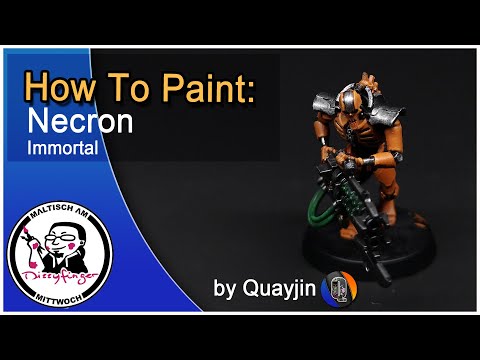 MaM präsentiert: Let's paint - Necron Immortal by Quayjin