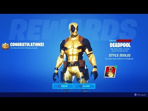 How to Get GOLD DEADPOOL in Fortnite! (EASY)