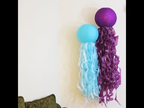 How to make Jellyfish Paper Lantern Tutorial