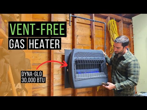 How to Install a Ventless Gas / Propane Garage Heater (Dyna-Glo 30,000)