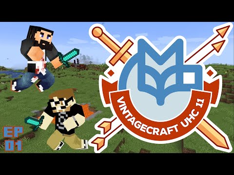 VintageCraft UHC Season 11 | Episode 01 - Let the game begin!