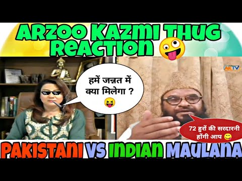 Arzoo Kazmi Vs Maulana Sajid Rashidi 🔥| 72 Huron Ka Sawal 🧞 || Super THUG Video 😝 || AKTV