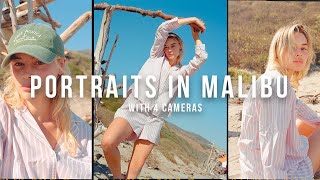 Portrait Photography in Malibu with 4 Cameras