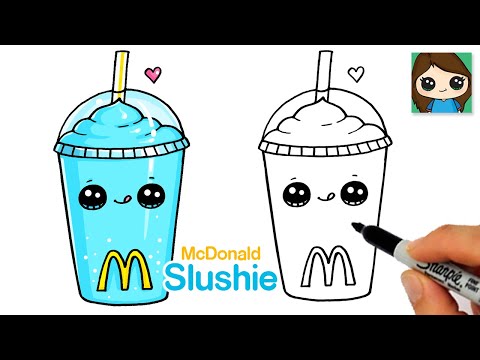 How to Draw McDonald's Slushie Drink