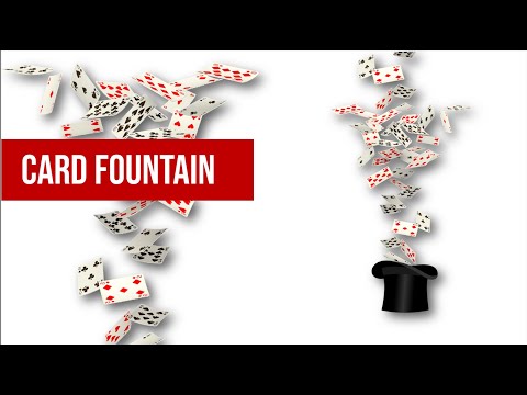 Card Fountain Difatta Magic Trick