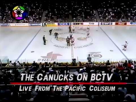 The Vancouver Canucks beating the Flames in Vancouver 11 - 0, March 1992