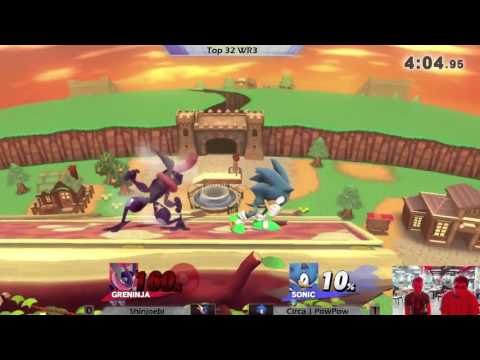 UMN-Dec Sm4sh WR3: Circa | PowPow (Sonic) v. Shinjoebi (Greninja)