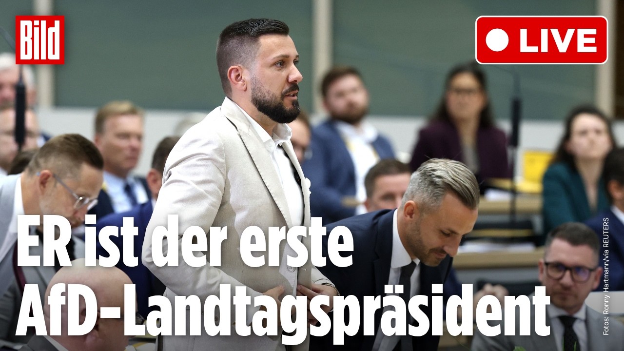 🔴 SACHSEN-ANHALT: Kommt jetzt der erste AfD-Landtagspräsident der Geschichte? | BILD LIVE