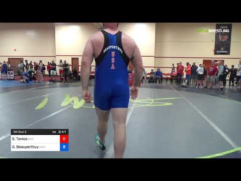 2018 Marine Corps US Open/Masters C Greco Roman 130 RR Rnd 3 - Samuel Tanios (CWC) Vs. Gabe Beaupe