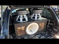 158 POUND SUBWOOFERS!? BIGGEST SUBS I HAVE EVER HEARD!