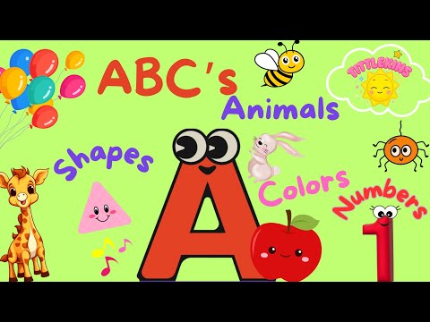 Best Toddler Learning Videos - Learn ABC’s, Colors, Counting, Shapes, Nursery Rhymes Phonics & More!